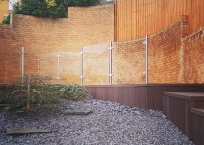Composite Decking and Glass Balustrade